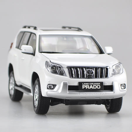 Original Authorized Authentic 1/18 Diecast SUV Car Model Toyota Land Cruiser Prado Model Toy Cars Diecast Metal Casting car Miniature Collection Toys Car for gift,collection