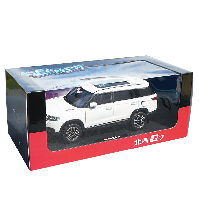 High quality collectiable 1:18 Baic Changhe Q7 off road diecast SUV car model for gift, collection