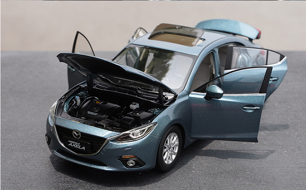 MINI VOITURE 1/43 Mazda Axela Hatchback Blue Reflex Mica Modèle de MINI VOITURE 1/43 Mazda Axela Hatchback Blue Reflex Mica Modèle de