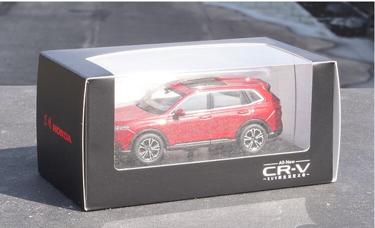 Original factory 1:43 Honda CRV model 2023 alloy car model for promotional gift, toys