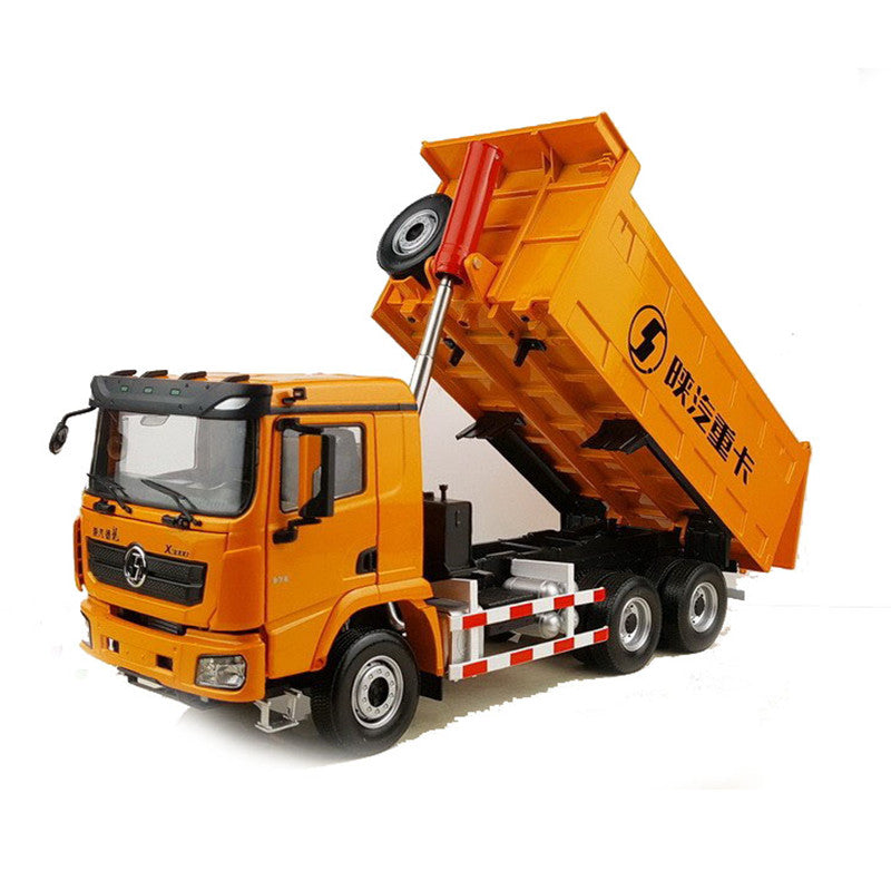 1:24 Shacman Delong  X3000 Alloy Dump Truck Model – Heavy-Duty Diecast Engineering Vehicle Replica collectible tipper truck