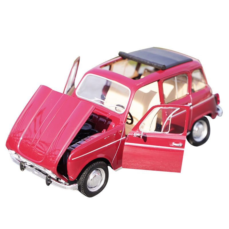 Original Factory 1:18 NOREV Renault 4L Classic convertible version Classic Vintage Car Model For Christmas/Birthday Gift