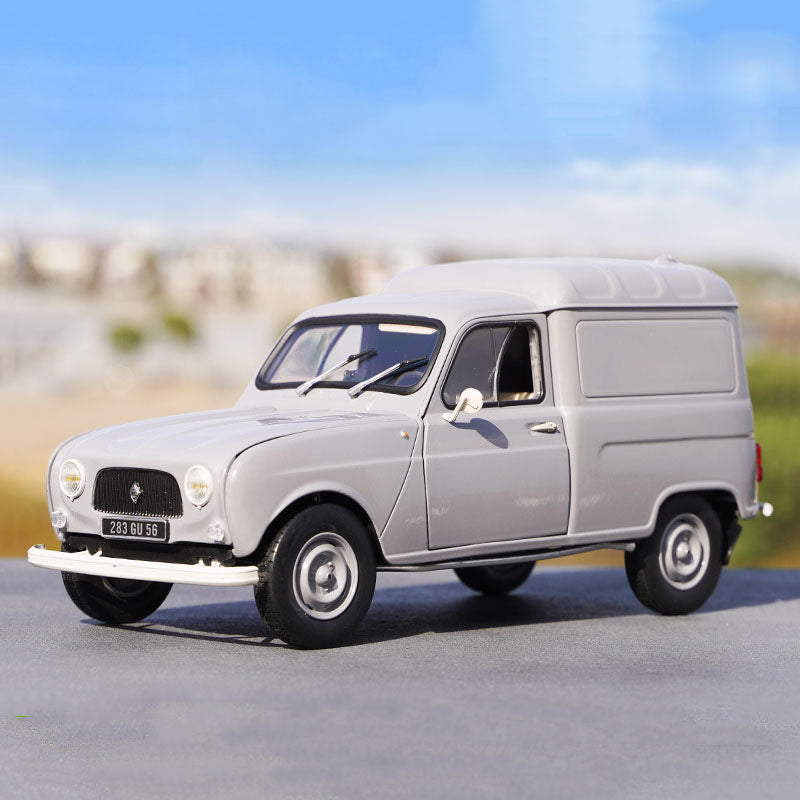 Original Factory 1:18 Scale Metal Norev Renault 4 Classic Vintage Car Model For Die-cast Toys Adult Kids Collectible Gifts Display