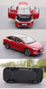 Original factory 1:18 Renault Jiangling Yi JMEV pure electric red diecast alloy simulation car model for sale