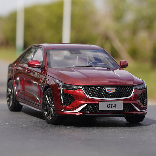 Cadillac CT4 1/18モデル ダイキャストカー Original factory 1:18 SAIC Cadillac CT4 red diecast car model for