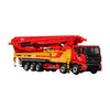 Original factory 1:35 SANY 5 Bridge 670C10 Diecast Pump truck model Alloy Engineering Mounted concrete mixer pump for gift