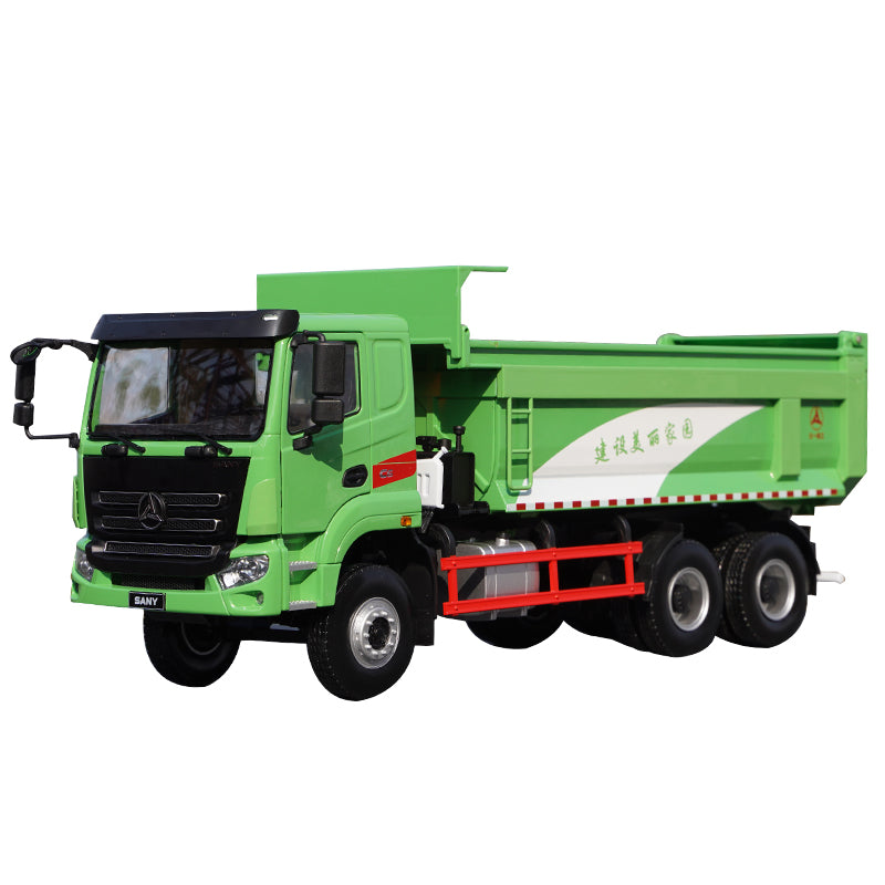 Original 1 24 SANY environmental intelligent alloy dump truck model me Classic Models Wholesale Store