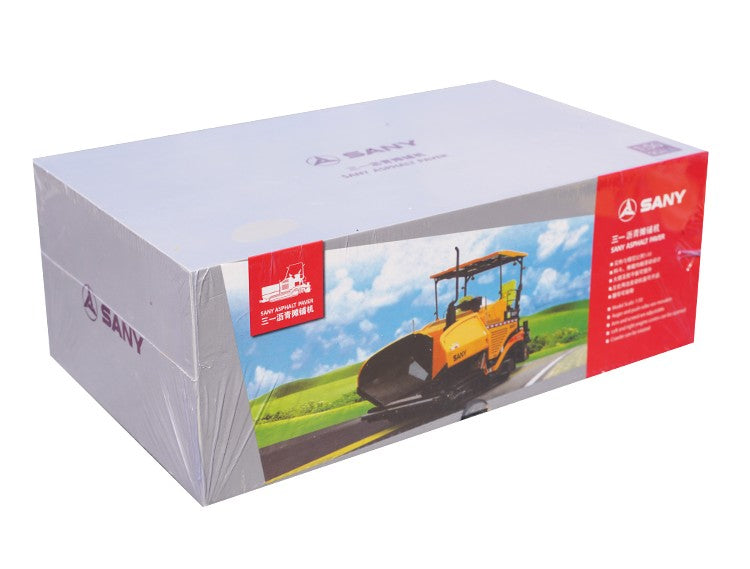 Original factory SANY 1:50 Metal alloy diecast asphalt road paver model for gift, collection