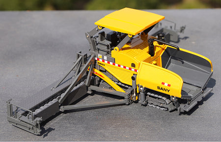 Original factory SANY 1:50 Metal alloy diecast asphalt road paver model for gift, collection