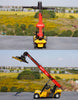Original factory 1:50 SANY Container front lifting Reach stacker crane model diecast forklift stacking crane mechanical models for gift