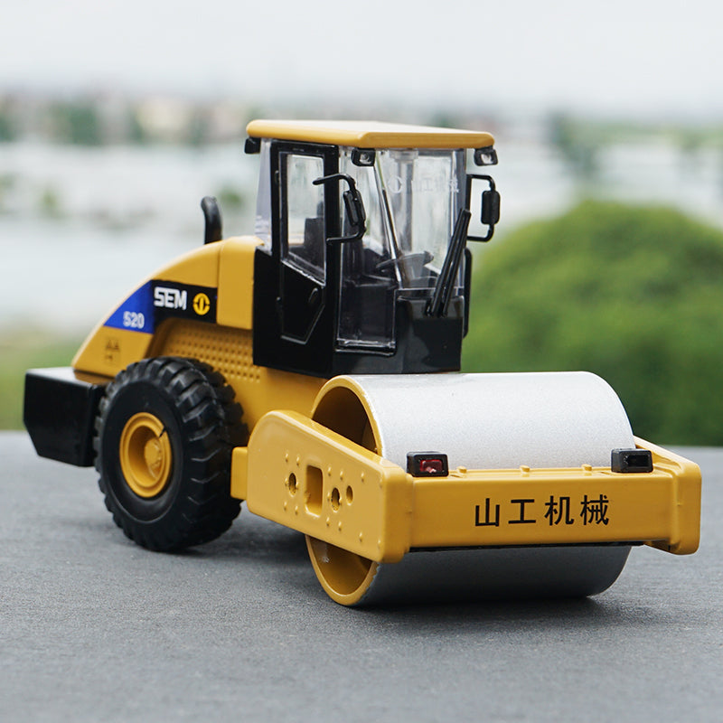 Original factory authentic Shangong 1:32 SEM520 diecast roadroller alloy construction model for toy gift