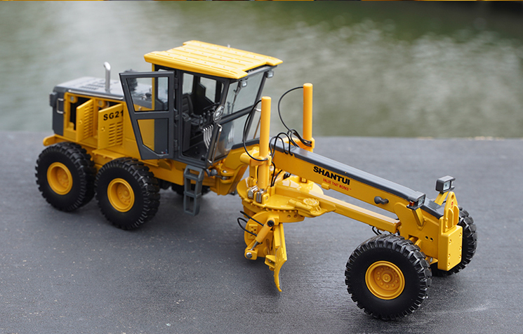 Original factory Shantui 1:35 SG21-3 diecast Grader model scale michanical engineering ally model