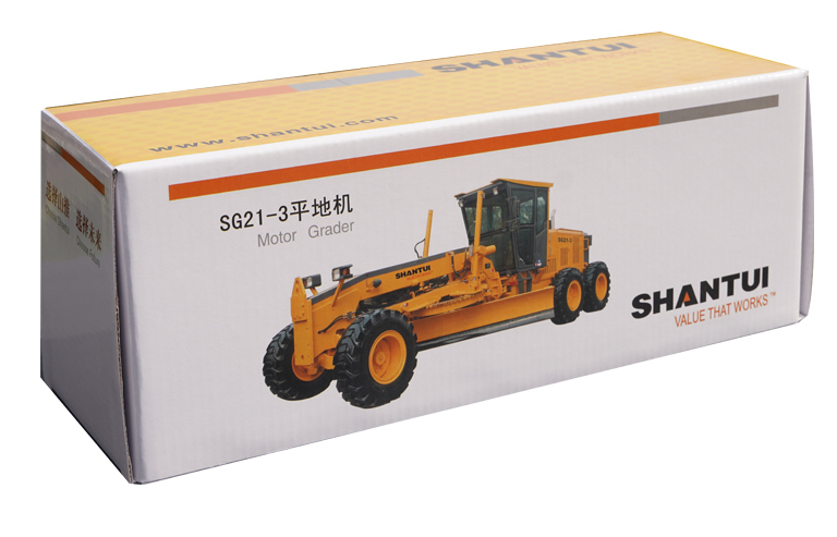 Original factory Shantui 1:35 SG21-3 diecast Grader model scale michanical engineering ally model