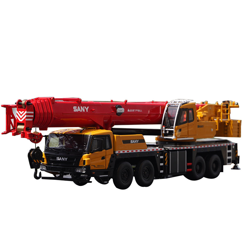 Original factory 1:36 Large Diecast STC800T6 80ton Truck Crane model, Large 80ton mobile truck crane model for collection, gift