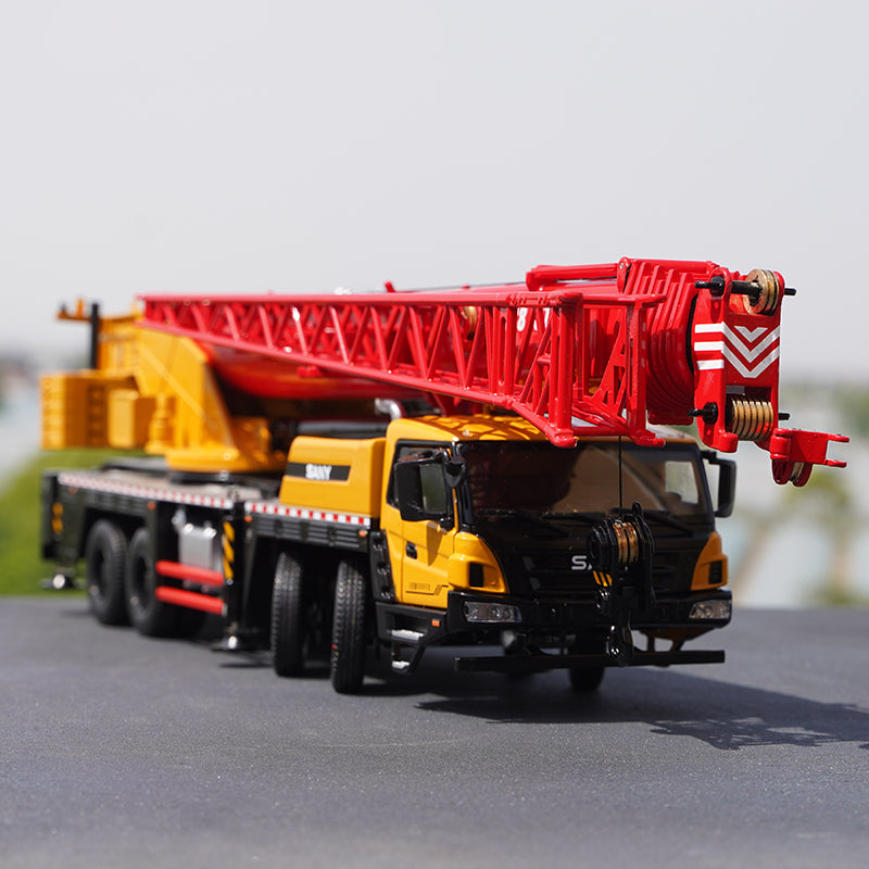 Original factory 1:36 Large Diecast STC800T6 80ton Truck Crane model, Large 80ton mobile truck crane model for collection, gift