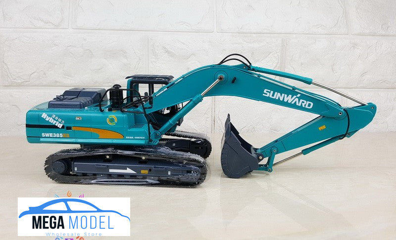 Original factory authentic SUNWARD 1:35 Diecast SWE385ES big excavator model for gift, collection