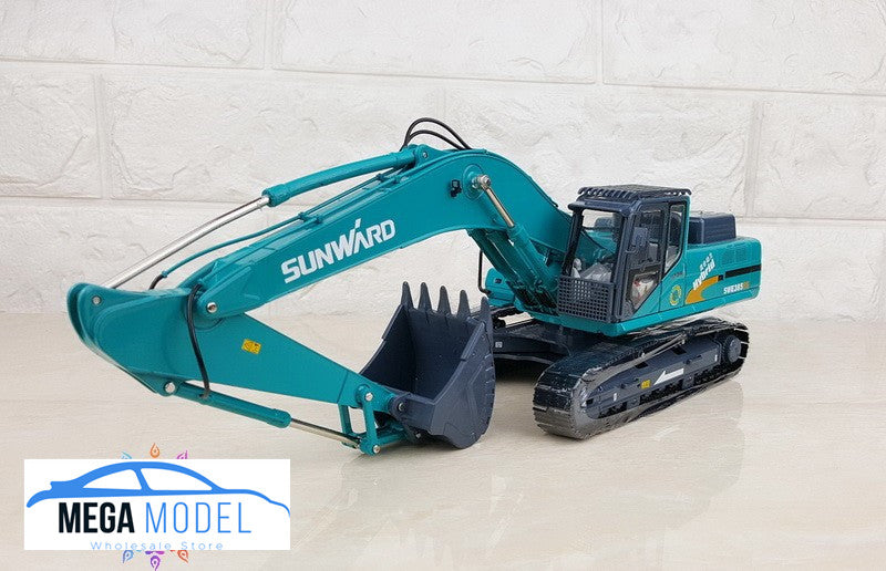 Original factory authentic SUNWARD 1:35 Diecast SWE385ES big excavator model for gift, collection