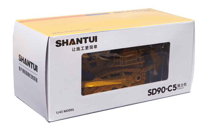 Original factory 1:43 Shantui SD90-C5 diecast bulldozer