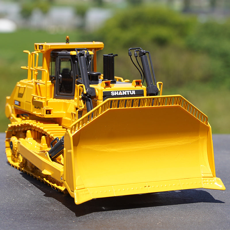 Original factory 1:43 Shantui SD90-C5 diecast bulldozer model large mechanical engineering alloy car model for gift, toy