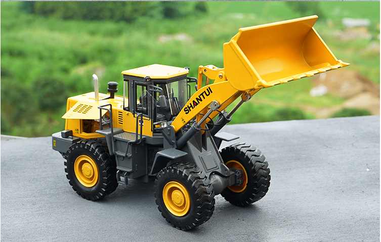 Original factory 1:35 Shantui SL56H diecast loader model alloy engineering mchainery scale model for gift