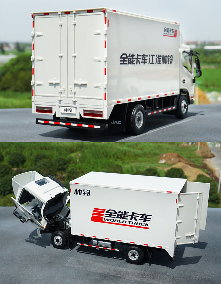 Original factory 1:18 JAC Shuai ling World truck diecast scale light truck model for gift