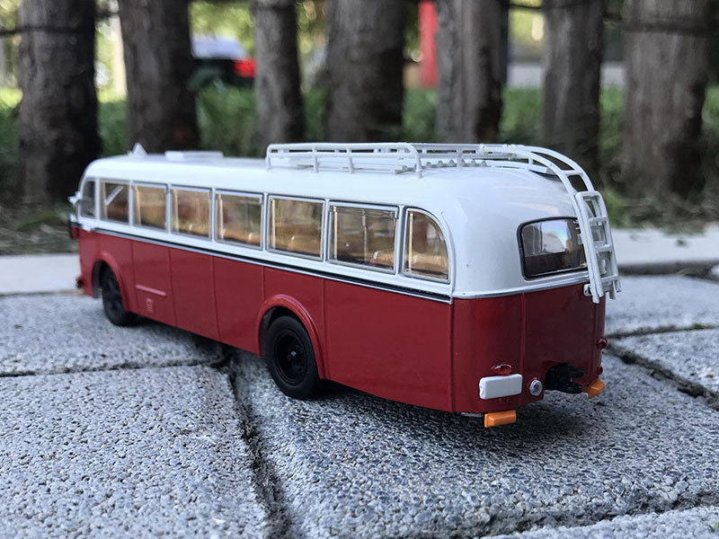 Original factory 1:64 Beijing No. 5 bus model  trailer bus toy model for gift, collection