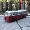 Original factory 1:64 Beijing No. 5 bus model  trailer bus toy model for gift, collection