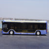 Original factory 1:42 Shanghai Shenlong pure electric SLK6101 Diecast scale bus model for gift, collection