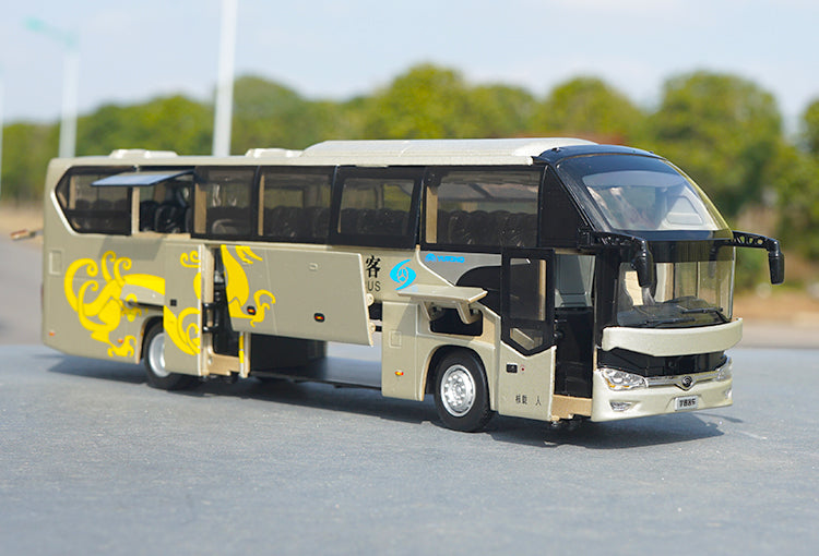 Original factory authentic 1:42 Yutong Suqi Speed bus 6128 diecast scale bus models for Birthday/Christmas gift