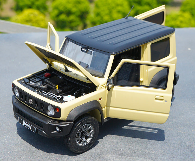 High quality classic authentic 1:18 LCD Suzuki Jimny Suzuki diecast scale OFF-road Blue/Green car miniature model for gift,collection