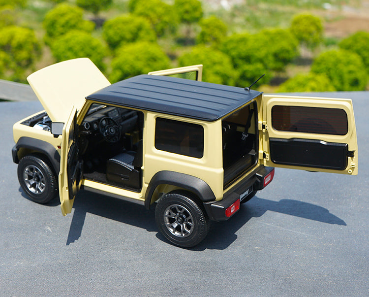 High quality classic authentic 1:18 LCD Suzuki Jimny Suzuki diecast scale OFF-road Blue/Green car miniature model for gift,collection