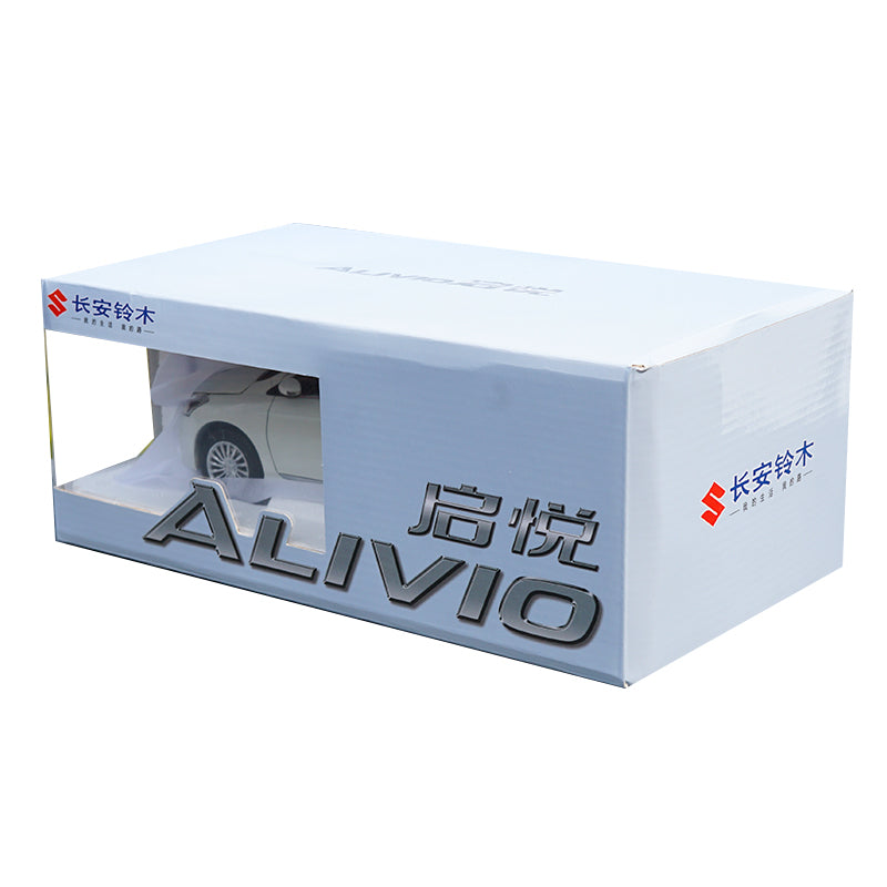 Original factory classic 1:18 Changan Suzuki Alivio SUV Diecast Car Model Qiyue Alivio scale toy vehicle model