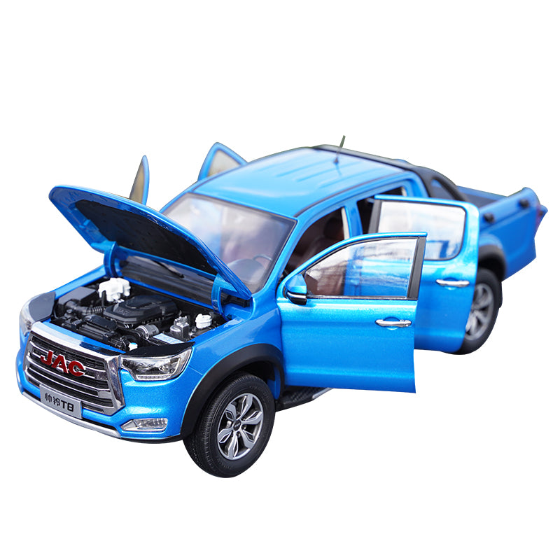 High classic 1:18 JAC T8 pickup truck model JAC truck carrier simulation alloy car model