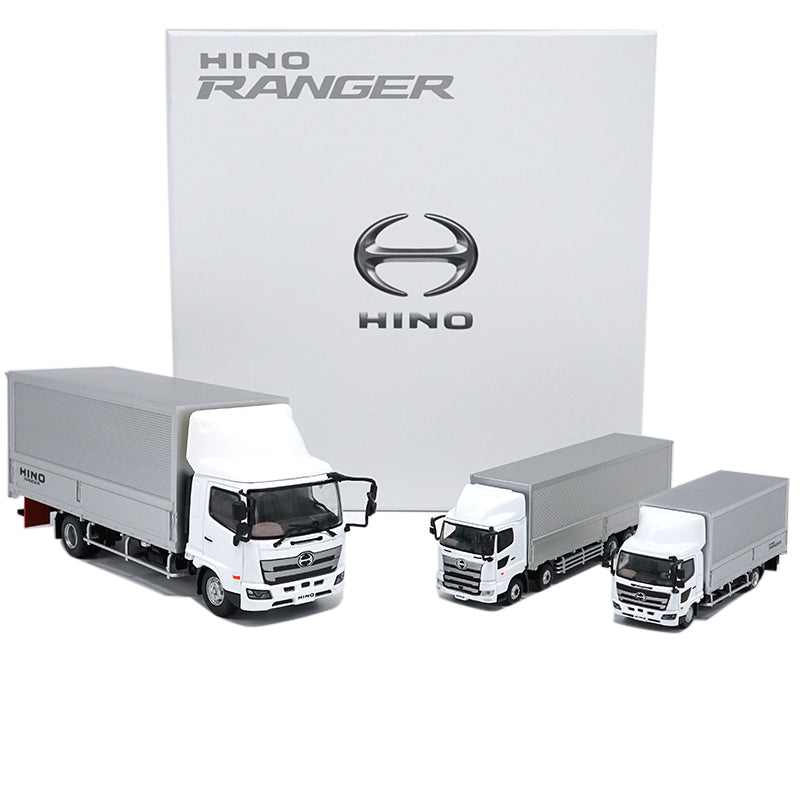 HINO RANGER PROFIA Diecast Metal Car Truck Trailer Container Model 3 units set