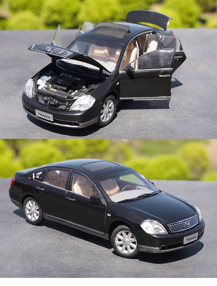 Original factory 1:18 Dongfeng Nissan 1st First Gerneration TEANA Diecast alloy car model for gift, collection