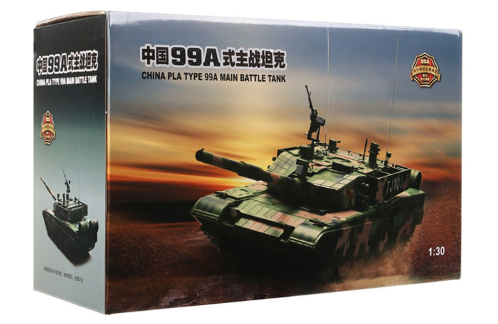 Original factory 1:30 Diecast 99A China Main battale armored metal tank model alloy simulation 99 crawler type veterans tank for gift, collection