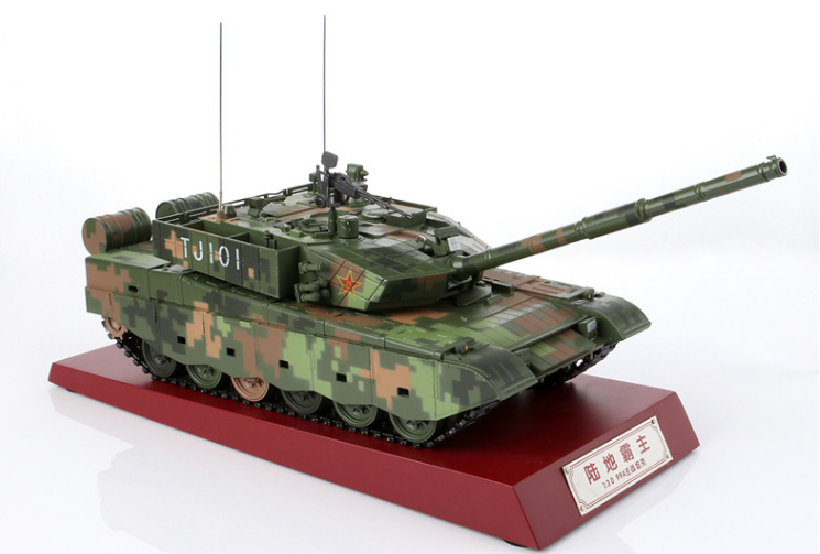 Original factory 1:30 Diecast 99A China Main battale armored metal tank model alloy simulation 99 crawler type veterans tank for gift, collection