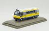 Original factory 1:76 TOYOTA COASTER Mini HK Diecast BUS Model alloy Hongkong mini bus miniature for gift