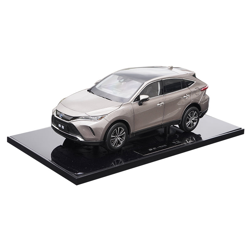 Original factory 1:18 TOYOTA HARRIER diecast car model for gift, collection