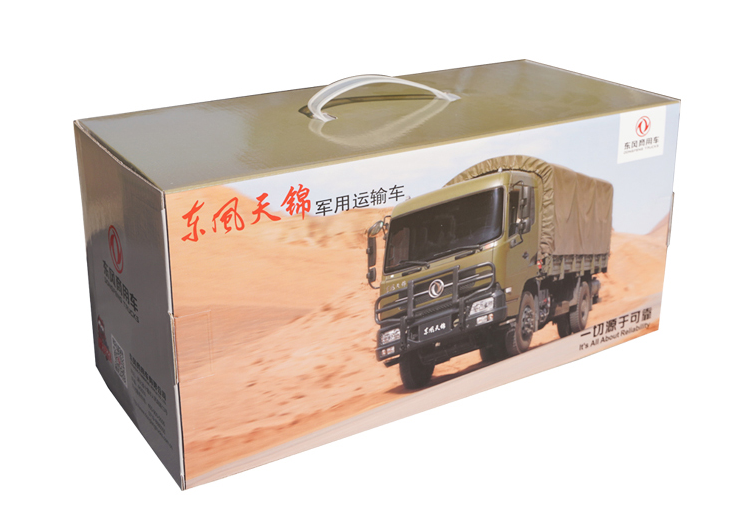 Original factory 1:24 Dongfeng Tianjin diecast military truck vehicle 4*4 model alloy off-road vehicle soldier truck model for gift