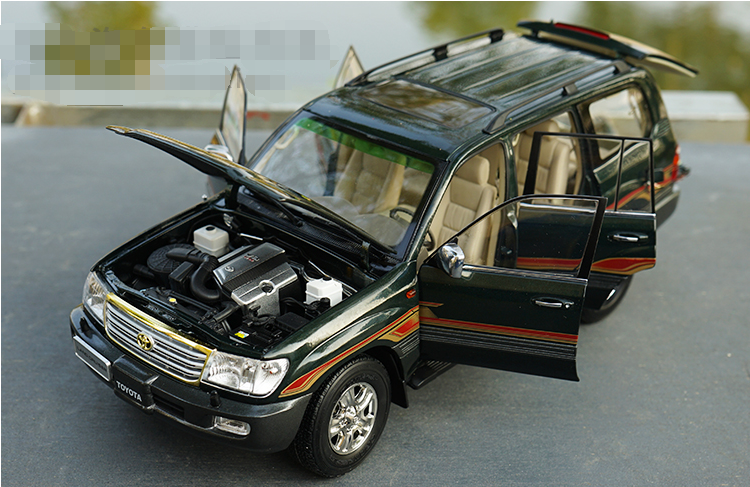 Original factory 1:18 FAW Toyota Cruiser LAND Cruiser LC100 alloy simulation car model for gift