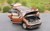 Original factory Red/Brown/Black 1:18 Saic VW brand new Tuan X Teramont 2021 diecast car model for gift, collection