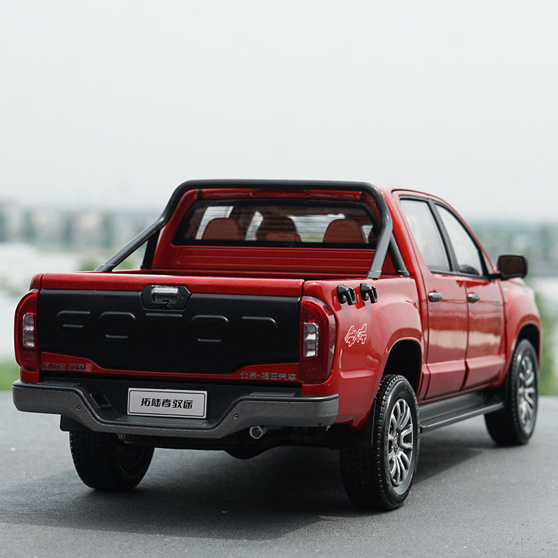 High quality diecast toy vehical for 1:18 Foton Tunland Yutu 9 alloy pick up car model