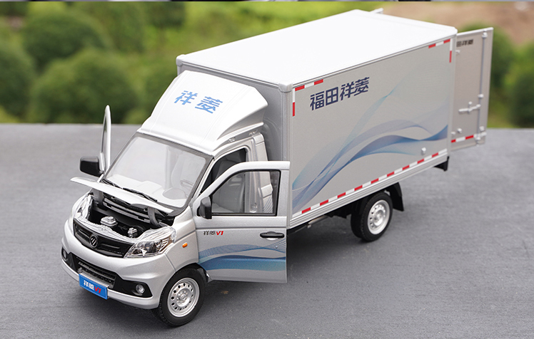 Original Authentic 1:18 Futian Xiangling V1 Diecast van micro truck model for promotional gift, toys