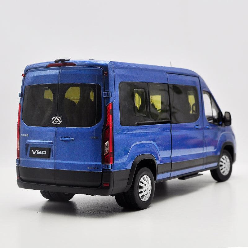 High classic original factory 1:18 SAIC datong MAXUS V90 Minivan MPV diecast alloy car model for gift, Christmas gift