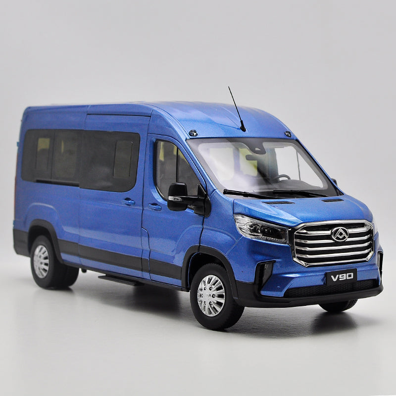 High classic original factory 1:18 SAIC datong MAXUS V90 Minivan MPV diecast alloy car model for gift, Christmas gift