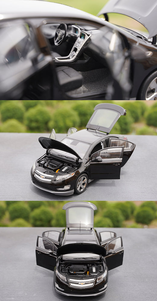 Original 1:18 Chevrolet Volt Volanda diecast pure electric alloy car model for collection, gift
