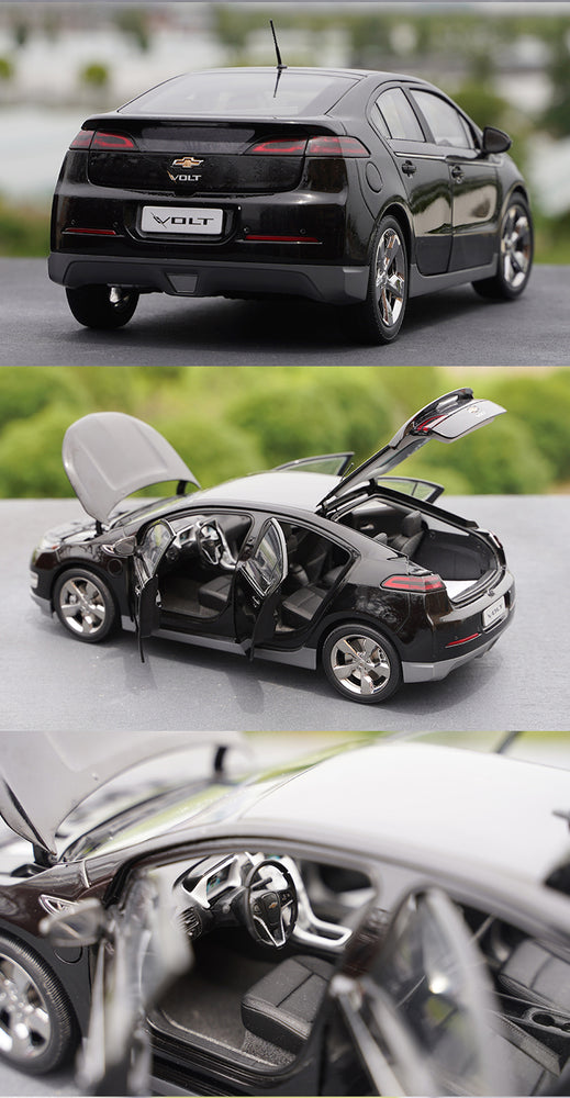 Original 1:18 Chevrolet Volt Volanda diecast pure electric alloy car model for collection, gift