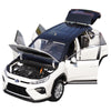 Original factory authentic 1:18 Toyota WILDLANDER 2020 version White/Blue diecast scale car model for birthday gift