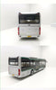 Original factory 1:43 Shanghai Wanxiang Black Kingbox new energy pure electric diecast bus model for gift, collection